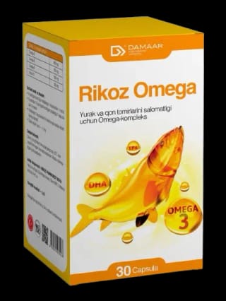 Rikoz Omega kapsulalar N30 — yurak va qon tomirlar